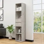 B&uuml;cherregal Betongrau 36x30x171 Cm Holzwerkstoff - Vidaxl