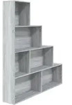 B&uuml;cherregal Grau Sonoma 155x24x160 Cm Vidaxl