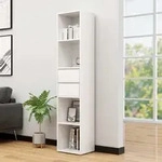 B&uuml;cherregal Wei&szlig; 36x30x171 Cm Holzwerkstoff - Vidaxl