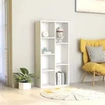 B&uuml;cherregal Wei&szlig; 50&times;25&times;106 Cm Holzwerkstoff Vidaxl