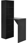 Bartisch Mit Schrank Schwarz 115x59x200 Cm - Vidaxl