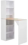 Bartisch Mit Schrank Wei&szlig; 115x59x200 Cm - Vidaxl