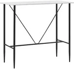 Bartisch Wei&szlig; 120 X 60 X 110 Cm Mdf - Vidaxl
