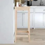 Bartisch 50x50x110 Cm Massivholz Kiefer Vidaxl