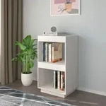 B&uuml;cherregal Wei&szlig; 40x35x71 Cm Massivholz Kiefer Vidaxl