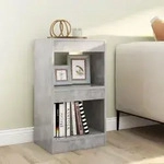 B&uuml;cherregal/raumteiler Betongrau 40x30x72 Cm Vidaxl