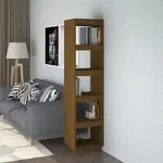 Vidaxl - B&uuml;cherregal/raumteiler Honigbraun 40x35x167cm Massivholz Kiefer