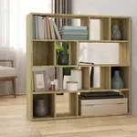 B&uuml;cherregal/raumteiler Sonoma-eiche 105x24x102 Cm - Vidaxl