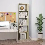 B&uuml;cherregal/raumteiler Sonoma-eiche 45x24x159 Cm Holzwerkstoff Vidaxl