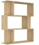 Vidaxl - B&uuml;cherregal/raumteiler Sonoma-eiche 80x24x96 Cm Holzwerkstoff