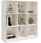 Vidaxl - B&uuml;cherregal/raumteiler Wei&szlig; 104x33,5x110 Cm Massivholz Kiefer