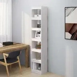 Vidaxl - B&uuml;cherregal/raumteiler Wei&szlig; 40x30x199 Cm Massivholz Kiefer