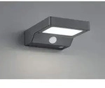 Led Solar Wandleuchte Au&szlig;enleuchte Fomosa Mit Bewegungsmelder Anthrazit