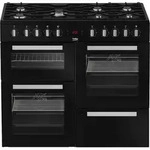 Gaskocher 159l 7 Flammen Schwarz Beko Pf335325db