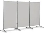 Leco - Sonnenschutz/ Windschutz Stellwand 3-teilig Mit Stahlrohrgestell,...