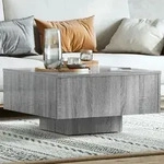 Couchtisch Grau Sonoma 60x60x31,5 Cm Holzwerkstoff Vidaxl