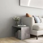 Vidaxl - Beistelltisch Betongrau 59x36x38 Cm Holzwerkstoff