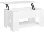 Couchtisch Wei&szlig; 79x49x41 Cm Holzwerkstoff - Vidaxl