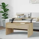 Vidaxl Coffee Table Sonoma Oak 80x50,5x41,5 Cm Engineered Wood