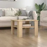 Couchtisch Sonoma-eiche 60x60x42 Cm Holzwerkstoff Vidaxl