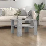 Couchtisch Betongrau 60x60x42 Cm Holzwerkstoff Vidaxl