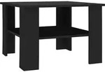 Couchtisch Schwarz 60x60x42 Cm Holzwerkstoff Vidaxl