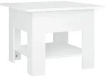 Couchtisch Wei&szlig; 55x55x42 Cm Holzwerkstoff Vidaxl