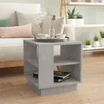 Vidaxl Coffee Table Concrete Grey 40x40x43 Cm Engineered Wood