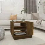 Couchtisch R&auml;uchereiche 55x55x43 Cm Holzwerkstoff Vidaxl