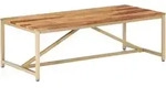 Couchtisch 120x60x40 Cm Massivholz Vidaxl
