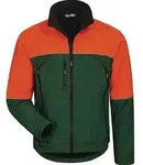 Waldarbeiter-softshelljacke Sanddorn Gr.m Gr&uuml;n/orange Elysee