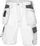 Texxor Canvas Arbeits-shorts Bermuda Wei&szlig;/grau 42 4344