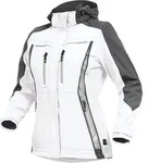 Leibw&auml;chter Sommer-softshelljacke Damen Flxds Gr. 36 Wei&szlig;/grau