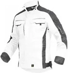 Leibw&auml;chter Bundjacke Flex-line Flexj Gr. S Wei&szlig;/grau