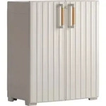 Keter Groove Niedriger Schrank Sand/beige 80x45x98