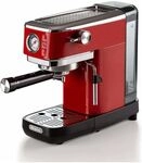 Ariete 1381 Espressomaschine Aus Metall Mit Rotem Druckmesser