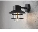 Konstsmide - Moderne Au&szlig;en Wandlaterne Modena H&auml;ngend, Aluminium Schwarz, H&ouml;he