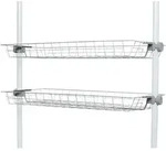 Korb Herkules 2er, 2er, Grau, Stahl Grau, Kunststoff (abs) Grau, Polypropylen Grau -
