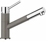Blanco Kano S - K&uuml;chenarmatur Mit Ausziehbarem Auslauf, Grau/chrom 526952