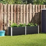 Vidaxl - Garten-hochbeet 200x50x54 Cm Wpc Grau