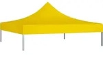 Vidaxl Party Tent Roof 2x2 M Yellow 270 G/m2