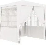Profi-partyzelt Mit Seitenw&auml;nden 2&times;2m Wei&szlig; 90 G/m2 Vidaxl Wei&szlig;