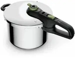 Tefal Secure Trendy 4l Schnellkochtopf - Zwei Programme, Gem&uuml;se Und Fleisch,