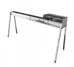 Grillspie&szlig; Edelstahl Milano 80 + 40 Grillschott-kit