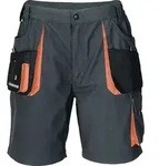 Herrenshorts Gr&ouml;&szlig;e 50 Dunkelgrau/schwarz/orange