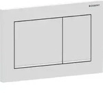 Omega20 Bet&auml;tigungsplatte, F&uuml;r 2-mengen-sp&uuml;lung, Eckig, - Geberit
