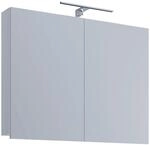 Ebuy24 - Vcb1 Bad Wandschrank M Spiegel Spiegelschrank 80 Cm Inkl. Licht Wei&szlig;.