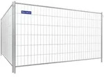Schake Mobilzaun Standard Element Mit Haken Und &Ouml;sen 3,5x2m