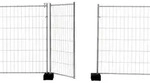 Schake Mobilzaun Standard Torelement 1,2x2m