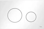 Tece - Loop Wc-bet&auml;tigungsplatte Kunststoff F&uuml;r Zweimengentechnik, Wei&szlig;...